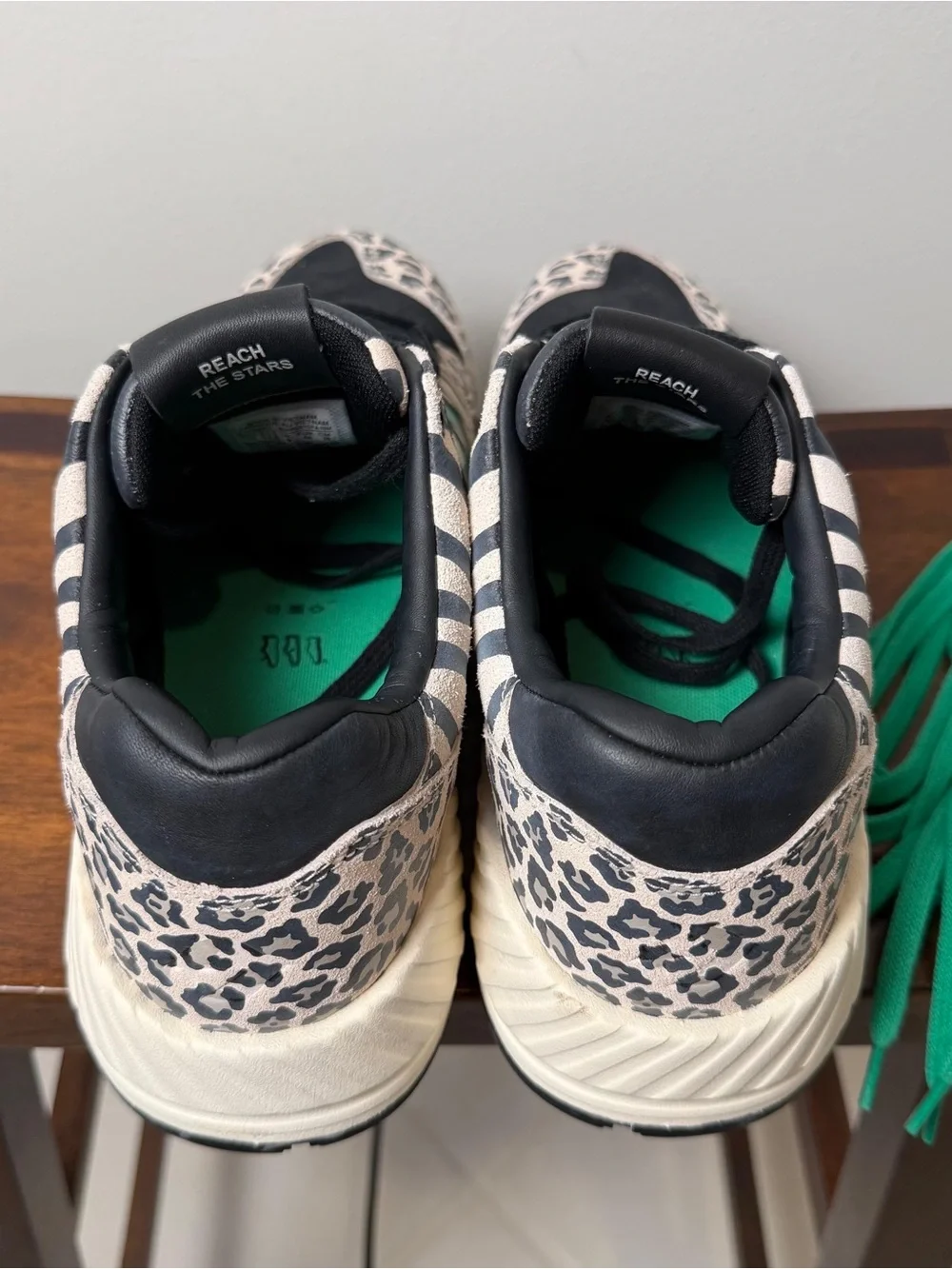 Converse Wave Trainer A14288C Leopard Zebra Apex Green Men’s 10 New No Box